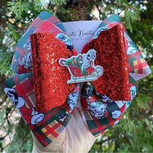 Christmas 101 Dalmatians Inspired Hair Bow